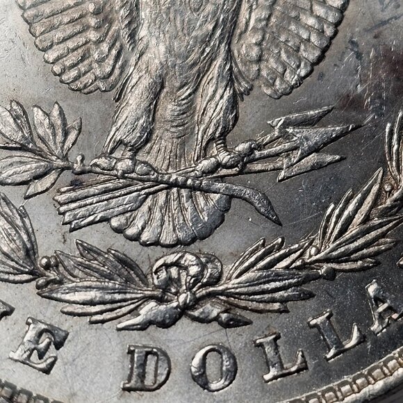 1878 8 TF Tail Feathers Morgan Silver Dollar - SEGS Graded MS62 - RARE - Toning - Picture 5 of 6